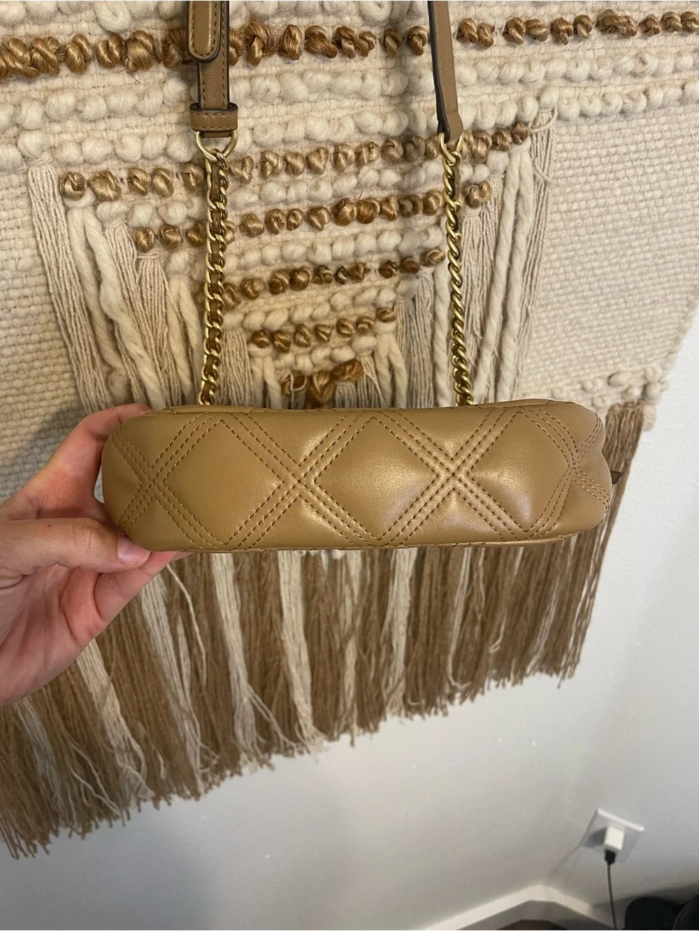 Tory Burch Fleming Soft Camera Bag Light Brown/Camel